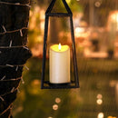 Homemory 6"x3" Outdoor Waterproof Flameless Candles, LED Candles, Battery Operated Candles with Remote and Timers, Electric Fake Plastic Pillar Candles, Ivory White, Set of 2 by CozyNest Decor