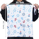 Shappy 2 Pcs Large Travel Laundry Bag Washable Waterproof Wet Dry Large Dirty Clothes Bag Bathing Workout(Navigation) by TinyTreasures Baby Boutique