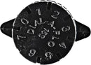 Raindrip R157CT Adjustable Flow Bubbler, Non-Pressure Compensating Emitter, Full-Circle Pattern, 8-Stream Spray, with 1/4-Inch Barbed Inlet, 5-Pack, Black by GreenHaven Gardens