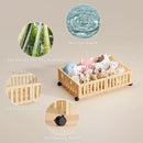 Bamboo Under Bed Storage with Wheels (2-Pack) – Rolling Underbed Shoe Organizer Box for Shoes, Blankets, Toys, Clothes Container Space-Saving Organizer Bins for Bedroom, Closet, Dorm, Nursery by CozyNest Decor