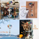 H&D HYALINE & DORA Suncatcher Window Hanging Tree of Life Heart Shaped Crystal Ball Prism Drop Pendant by GreenHaven Gardens