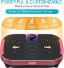 AXV Vibration Plate Exercise Machine Whole Body Workout Vibrate Fitness Platform Lymphatic Drainage Machine for Weight Loss Shaping Toning Wellness Home Gyms Workout by CozyNest Decor