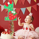WERNNSAI Berry First Pinata - Sweet One Birthday Party Decorations Strawberry Party Game Number 1 Pinata for Baby Shower Theme Party Favor With Blindfold by TinyTreasures Baby Boutique