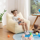 HOMMPA Bean Bag Chair for Kids Stuffed Toddler Bean Bag Sofa with Pocket Filler Cat Shaped Bean Bag Chair Boys and Girls Baby Lazy Floor Sofa Chair for Gaming Reading Playing Beige by TinyTreasures Baby Boutique