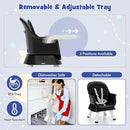 HONEY JOY 8 in 1 Baby High Chair, Convertible Highchair for Babies and Toddlers/Table and Chair Set/Building Block Table/Booster Seat/Stool/Toddler Chair with Safety Harness (Black) by TinyTreasures Baby Boutique