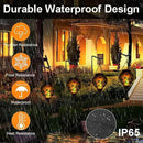 Hot Air Balloon Solar Lantern with Flickering Flame Hanging Solar Lanterns Outdoor Lights Waterproof Lanterns Decorative Garden Patio Yard Party Decor Sunflower by GreenHaven Gardens