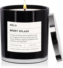 Berry Splash Luxury Scented Candles, 9oz Soy Wax Candles for Home Scented, BlackBerry, Boysenberry & Woods Scent, Long Burning Time, Gifts for Women, Friends, Men, Sister, Mom, Teacher by CozyNest Decor
