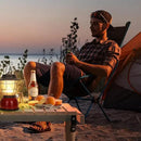 LED Camping Lantern Rechargeable Stepless Dimming Vintage Tent Lamp, 4000mAh Power Bank, IPX5 Waterproof Portable Hanging Camping Tent Light for Camping Hiking Emergency and Power Outage by CozyNest Decor