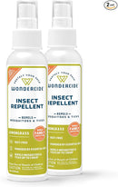 Wondercide - Mosquito, Tick, and Insect Repellent with Natural Essential Oils - DEET-Free Bug Spray and Killer - Safe for Family - Lemongrass 2-Pack of 4 oz Bottle by TinyTreasures Baby Boutique
