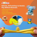 Air Dry Clay Kits for Kids-Modeling Magic Clay,12 Animals DIY Molding Clay Art Crafts Set,Ultra Light & Soft, Safe & Non-Toxic with Sculpting Tools & Tutorials, Unique Gifts for Boys & Girls by TinyTreasures Baby Boutique