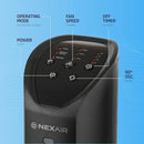 36” Oscillating Tower Fan, 3 Speed Portable Fan Tower With Remote Control, Quiet Operating Floor Fan for Bedroom with 7.5 Hr Auto Off Timer, Modern Design Room Cooling Fan For Home & Office by CozyNest Decor