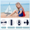 Kids Waterproof Airtag Bracelet Compatible with Apple AirTag, Hidden Silicon Protective Case for Air Tag GPS Tracker Holder, Adjustable Anti-Lost Watch Band for Toddler Child (Navy) by TinyTreasures Baby Boutique