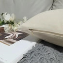 Lumbar Pillow Covers 12x20 Inches Bear Decorative Cotton Linen Throw Lumbar Waist Embroidered Cushions Covers for Couch Sofa Bedroom (Khaki) by CozyNest Decor
