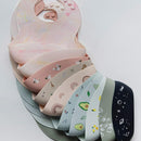 Loulou Lollipop Soft, Waterproof Silicone Feeding Bib for Babies and Toddlers by TinyTreasures Baby Boutique