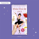Sticker Dress-Up Dancers. Sticker Activity Book for Kids. Learn Girls Fashion Design, Dancer Poses with Sticker, and Guide for Kids 5 and up. Girls Fashion Paper Dolls Dress up Games by TinyTreasures Baby Boutique