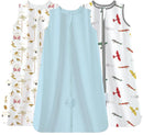 TotAha Sleep Sack infant 3-6 months 3 Pack, Breathable Sleep Bag for Baby Girl Boy, Wearable Blanket with 2-way Safe Zipper, 0.5 TOG by TinyTreasures Baby Boutique