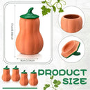 4 Pcs 24oz Terracotta Watering Spikes Self Watering Planter Insert Terracotta Stakes Olla Pot for Outdoor Indoor Garden Plants, Easy to Refill(Pumpkin) by GreenHaven Gardens