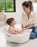 Skip Hop Baby Bath Tub 4-in-1 Grow with Baby Infant to Toddler Bathtub with Supportive Sling and Sit-Up Support Wave Age 0m+ by TinyTreasures Baby Boutique