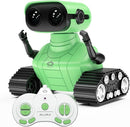 ALLCELE Robot Toys, Rechargeable RC Robot for Boys and Girls, Remote Control Toy with Music and LED Eyes, Gift for Children Age 3 Years and Up - Green by TinyTreasures Baby Boutique