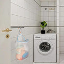 5Pcs Hanging Laundry Bags for Socks with S Hooks, 5 Color Mesh Laundry Bags for Washing Machine by CozyNest Decor