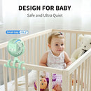 AMACOOL Battery Operated Stroller Fan Flexible Tripod Clip On Fan with 3 Speeds and Rotatable Handheld Personal Fans for Car Seat Crib Bike Treadmill (Green) by TinyTreasures Baby Boutique
