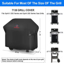 BBQ Gas Grill Cover, 48 Inch for Weber Spirit 2, Waterproof Weather Resistant, UV & Fade Resistant, PU Coating for Weber Spirit II 200 Series, Spirit 200, Spirit II E210 Gas Grill by GreenHaven Gardens