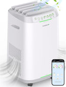 Nuwave OxyPure ZERO Air Purifier with Washable and Reusable Bio Guard Tech Air Filter, Large Room Up to 2002 Ft², Air Quality Monitor, 0.1 Microns, 100% Capture Irritants like Smoke, Dust, Pollen by TinyTreasures Baby Boutique