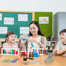 Little World Microscope for Kids, 100x 400x and 1200x Science Kits for Kids Age 5-7 Age 8-12, Microscope Beginner Kit with LED, Learning Resources Toys, Science Experiment STEM Kits, Green by TinyTreasures Baby Boutique