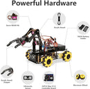Robot Arm Expansion Pack Smart Car Starter Kit, Robotics Kit for Kids Ages 8-12 12-16, STEM Toys Coding Robot Kit for Teens & Adults(QD007) by TinyTreasures Baby Boutique