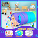 Moncoland Kids Play Tunnel Tent for Toddlers, Colorful Pop Up Crawl Toy Baby Infant Children or Dog Cat Pet, Collapsible Gift Boy and Girl Game (Colorful Kids Tunnel) by TinyTreasures Baby Boutique