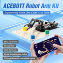 4 DOF ESP32 Robotic Arm Kit for Kids 8-12, Robotics Kit App Remote Control Robot Toys Compatible with Arduino, STEM Educational DIY Robot Arm Kit Gift for Teenagers & Adults by TinyTreasures Baby Boutique