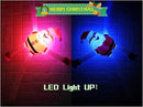 Christmas LED Pop Tubes Light Up 4 Pcs Sensory Fidget Toys, Telescopic Suction Cup Santa Toys Autism Christmas Party Favors Game Prizes Goody Bags Stocking Stuffers Treats for Kids 3+ (Christmas) by TinyTreasures Baby Boutique