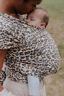 Boba Baby Wrap Carrier - Original Baby Carrier Wrap Sling for Newborns - Baby Wearing Essentials - Newborn Wrap Swaddle Holder, Newborn to Toddler Infant Sling (Leopard) by TinyTreasures Baby Boutique