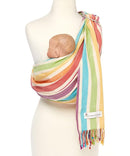 Hip Baby Wrap Ring Sling Baby Carrier for Infants and Toddlers - 100% Soft Cotton Baby Wraps Carrier for Babies 8-35 lbs - Perfect Baby Shower Gifts Moms and Dads - Nursing Cover (Mediterranean) by TinyTreasures Baby Boutique