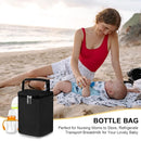 Accmor Breastmilk Cooler Bag, Baby Bottle Cooler Bags, Insulated Tote Bags On The Go, Fits 4 Large 8oz Bottles, for Nursing Mom Daycare Travel by TinyTreasures Baby Boutique