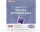Amazon Basics Laundry Detergent Pacs, Lavender Scent, 120 Count (New Packaging) by CozyNest Decor