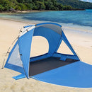 Beach Tent, Portable Sun Shelter for 2/3/4/6-8 Person with UPF 50+ UV Protection, Easy Setup Waterproof Beach Shade Canopy Cabana for Family Outdoor and Picnics, Fishing with Carrying Bag by TinyTreasures Baby Boutique