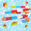 Baby Bath Toys for Toddler 1-3 3-5, Bathtub Shower Building Duck Toy, 43 PCS Slide Blocks Marble Run Toys for Kids 1 2 3 4 5 Years Old Toddler Boys and Girls by TinyTreasures Baby Boutique