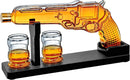 Whiskey Decanter Set 7.7 Oz with Two 1.6 Oz