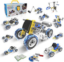 STEM Toys for 5 6 7 8+ Year Old Boy, 10 in 1 Electric Building Toys for Kids Ages 4-8 5-7 6-8, Educational Racing Construction Science Kit for Boys 4-6 8-10, Creative Activities Holiday Birthday Gift by TinyTreasures Baby Boutique