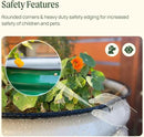 Vego garden 17" Tall 42" Round Raised Garden Bed Metal Raised Bed Planter Box for Vegetables Flowers Patio, Olive Green by GreenHaven Gardens