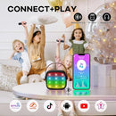 YLL Mini Karaoke Machine with 2 Wireless Microphones for Kids Adults, Portable Bluetooth Speaker, Popular Gift for 3, 4, 5, 6, 7, 8, 9, 10, 11, 12, 13+ Years Old Teens Birthday for Boys Home(Black) by TinyTreasures Baby Boutique