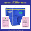 Patented Women’s Pelvic Floor Orthotic Support Belt ― Uterus Pain Relief Girdle for Dropped Bladder, Vulvar Varicosities, Postpartum Recovery, SPD | High Waist - Sapphire Blue (XS) by TinyTreasures Baby Boutique