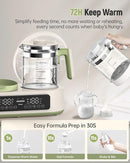 Feekaa Multifunctional Baby Bottle Warmer, Steamer and Dryer, 44oz Baby Formula Kettle Combo, Bottle Warmer for Breastmilk with Temperature Control, Water Warmer for Baby Formula, Electric Milk Warmer by TinyTreasures Baby Boutique