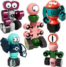 TEMI Magnets Robot Toy for 3 4 5 6 7 Year Old Boys - Transform Toys Planet Magnet Building Toys Stacking for Toddler, Learning Educational Christmas and Birthday Gifts for Kids Ages 3-7 by TinyTreasures Baby Boutique