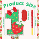 WERNNSAI Berry First Pinata - Sweet One Birthday Party Decorations Strawberry Party Game Number 1 Pinata for Baby Shower Theme Party Favor With Blindfold by TinyTreasures Baby Boutique