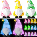 12 Pcs Luminous Mini Gnomes Figurines Fairy Glow in Dark Garden Miniature Gnome Figurines Decor Funny Poses Garden Yard Home Patio Lawn Backyard Hide See DIY Craft by GreenHaven Gardens