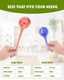 Iridescent Self Watering Globes, Glass Rainbow Plant Watering Globes, Self Watering Planter Insert, Automatic Plant Waterer Indoor (Large-4 Pcs Multi-Color, Large) by GreenHaven Gardens