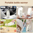 Portable Bottle Warmer for Travel Portable Milk Warmer for Baby Travel,Multi-Speed Keep Warm Function, 95-212℉ 17oz Capacity,66W Battery,24hrs Keep Warm,Best Choice for Travel Bottle Warmer on The Go by TinyTreasures Baby Boutique