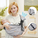 Baby Carrier Newborn to Toddler,Adjustable Baby Sling Carrier,Comfortable and Lightweight Toddler Carrier for 25-60 lbs,Ideal for Shopping Travelling by TinyTreasures Baby Boutique